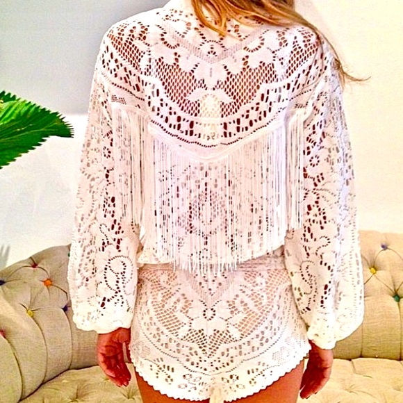 Spell Tops - SPELL & THE GYPSY COLLECTIVE FLEETWOOD LACE BLOUSE